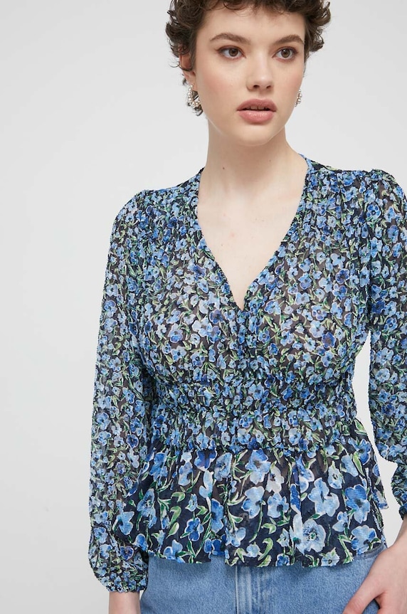 Desigual koszula ZOÉ regular granatowy 24SWBW17