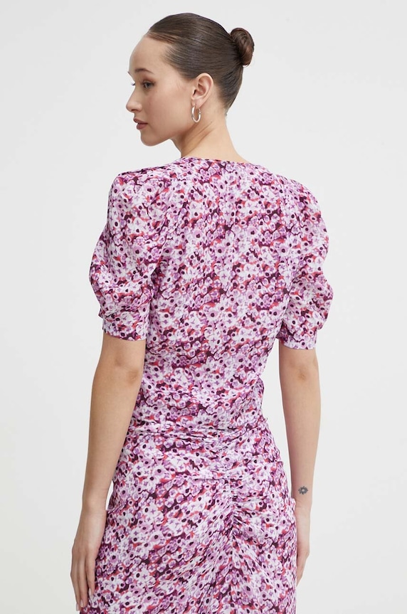 Îmbrăcăminte IRO bluza din amestec de matase WM16NUNILA multicolor