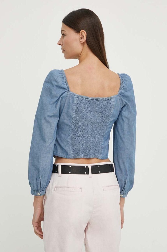 Odzież Levi's bluzka jeansowa A7424 niebieski