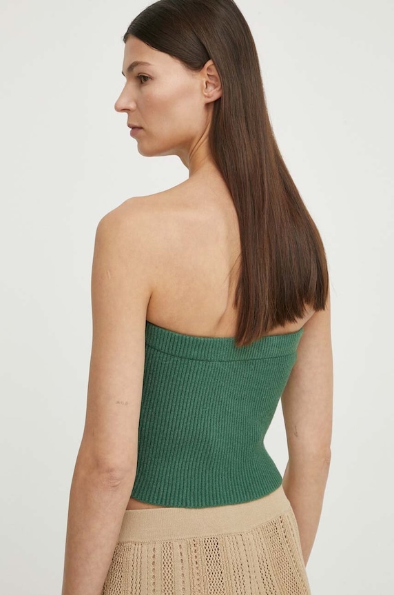 Oblečenie Top By Malene Birger Q72229003 zelená