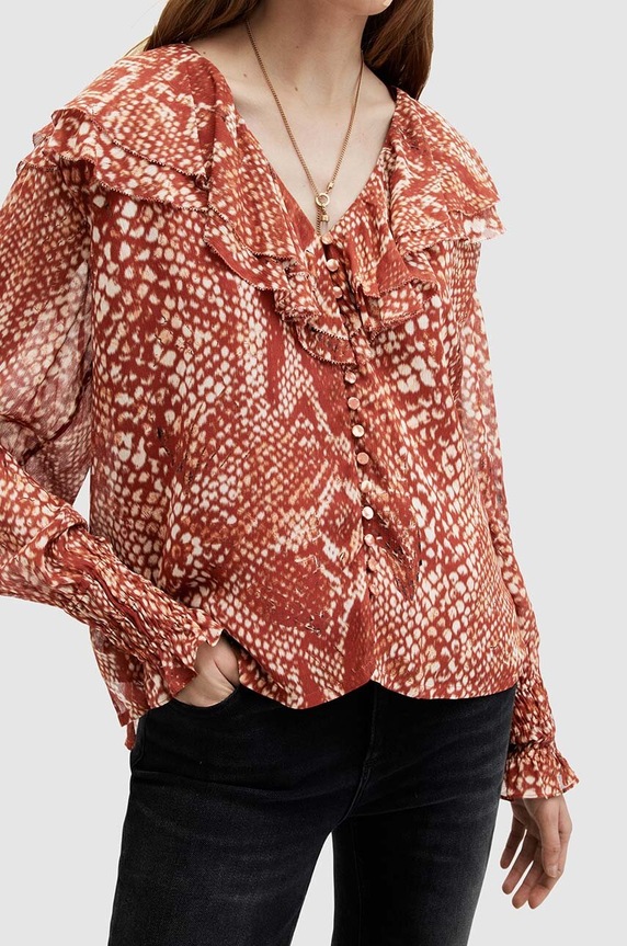 AllSaints bluzka PHOEBE WAIMEA TOP WM551Z multicolor SS24