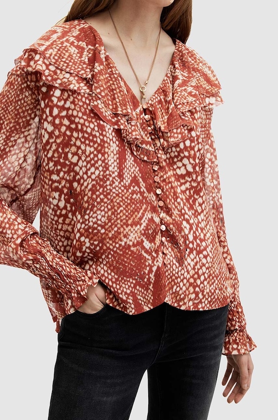 AllSaints bluzka PHOEBE WAIMEA TOP WM551Z multicolor SS24