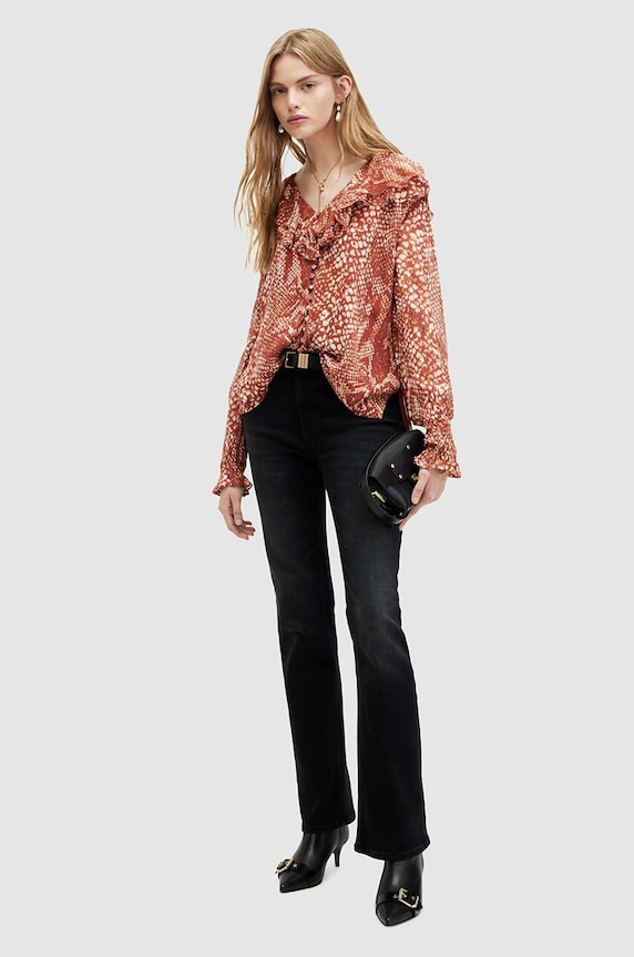 AllSaints bluzka PHOEBE WAIMEA TOP WM551Z multicolor