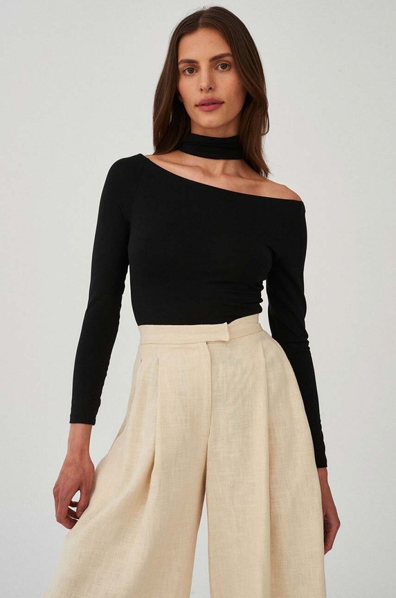 Bodi Undress Code Drunk in Love Bodysuit 541 crna