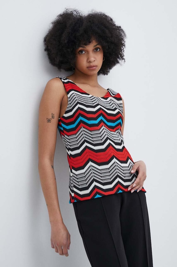 Artigli top cu modele rosu AM38763.ROSSO/CELES