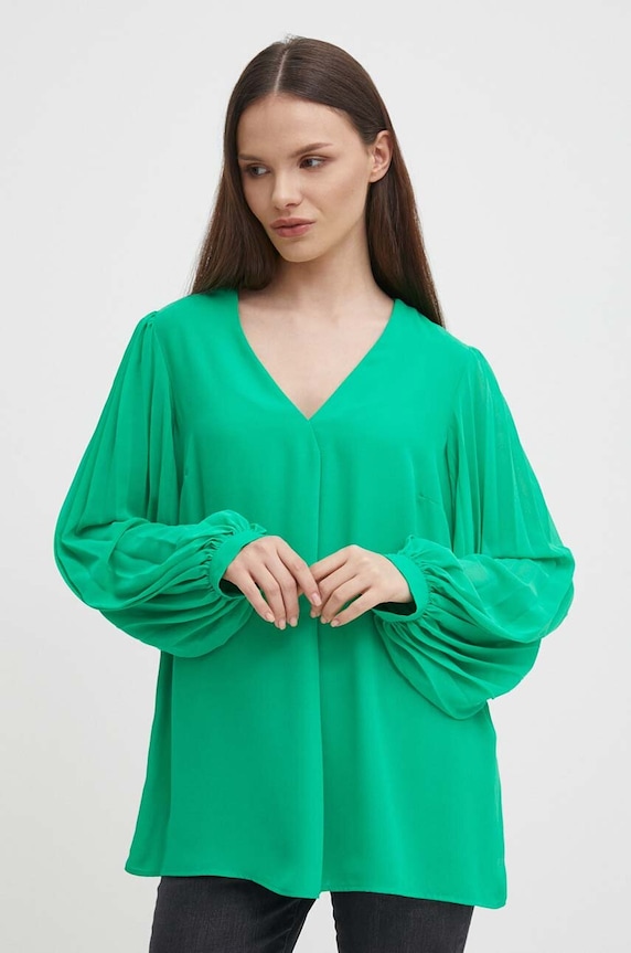 Joseph Ribkoff bluza uni verde 241173