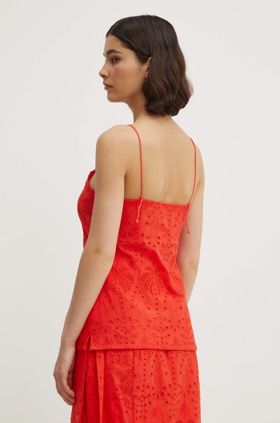 Oblečení Bavlněný top Never Fully Dressed Cami Top NFDTO768 červená