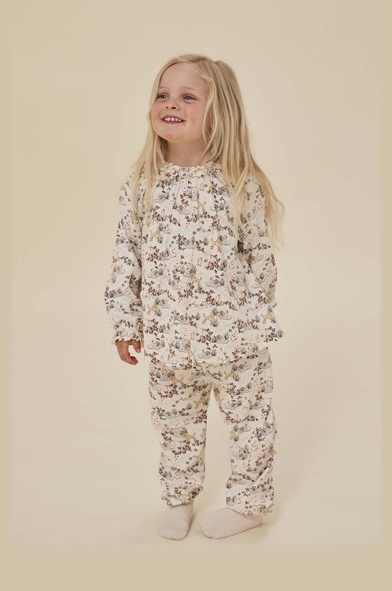 Konges Sløjd bluza bebe flori multicolor KS100181