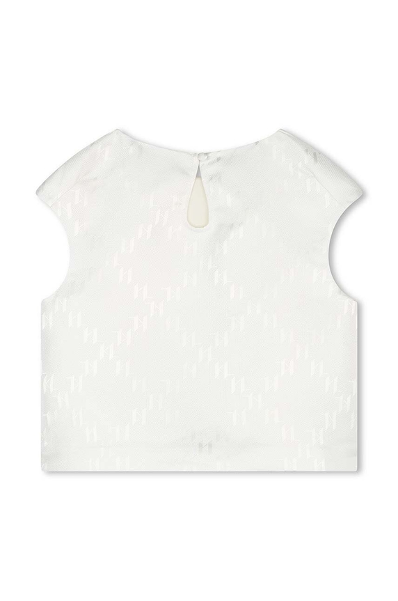 Detská mikina Karl Lagerfeld Z30117.102.108 béžová SS24