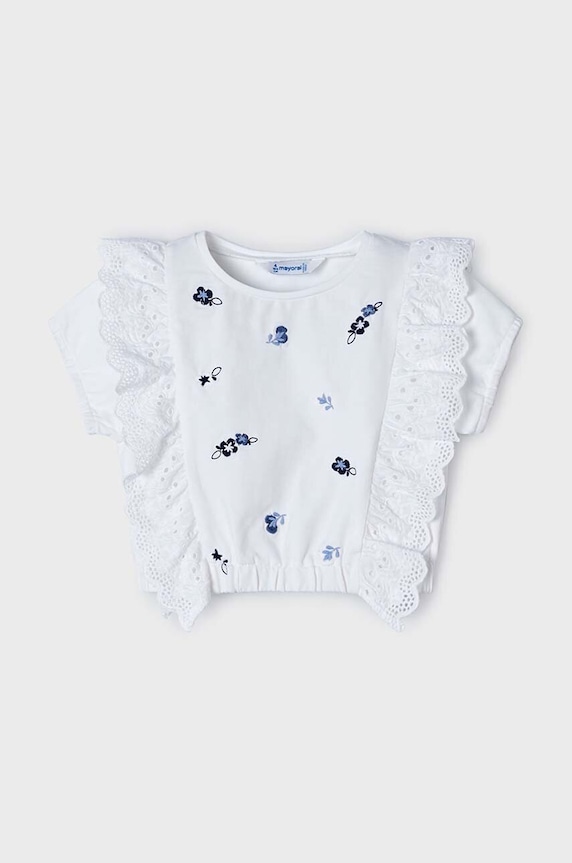 Παιδικό μπλουζάκι Mayoral 3088.6H.Mini.PPYH μπλε SS24