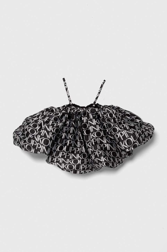 Παιδική μπλούζα Pinko Up S4PIJGTO091 μαύρο SS24