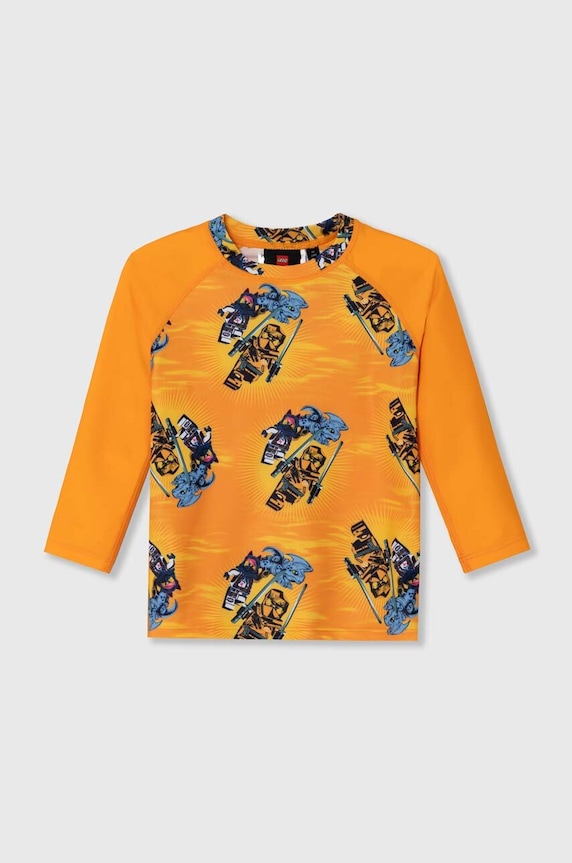 Lego longsleeve kąpielowy dziecięcy pomarańczowy 12011189