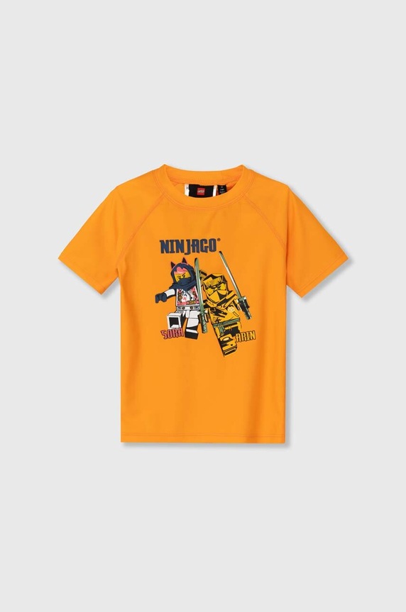Lego t-shirt kąpielowy dziecięcy pomarańczowy 12011190