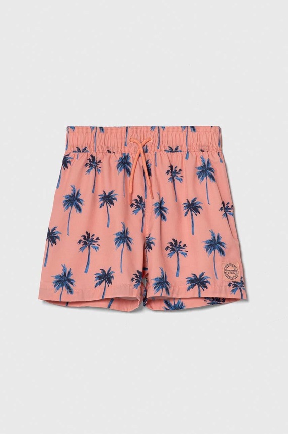 Dětské plavkové šortky Abercrombie & Fitch oranžová KI233.4009