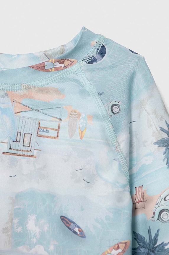 Fiú Jamiks gyerek hosszúujjú fürdőruha felső TRAYER.I.Bluz.JLG142.B türkiz