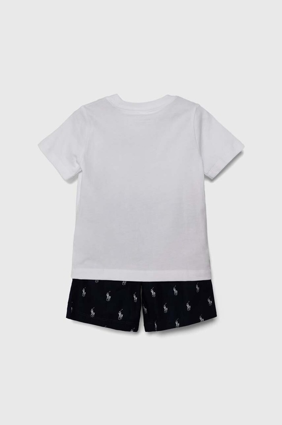 Detské bavlnené pyžamo Polo Ralph Lauren 8P0141 tmavomodrá AA00