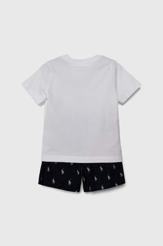 Detské bavlnené pyžamo Polo Ralph Lauren 8P0141 tmavomodrá AA00