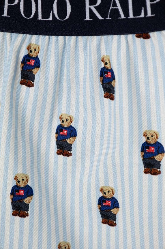 Polo Ralph Lauren gyerek pamut pizsama kék 8P0142
