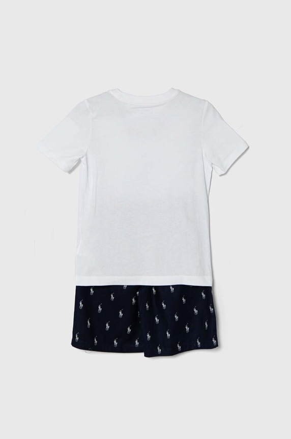 Polo Ralph Lauren set de pijama de bumbac pentru copii 9P0141 bleumarin AA00