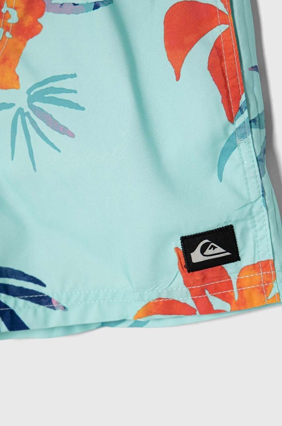 Fiú Quiksilver gyerek úszó rövidnadrág MIX VLY YTH 14 AQBJV03053 türkiz