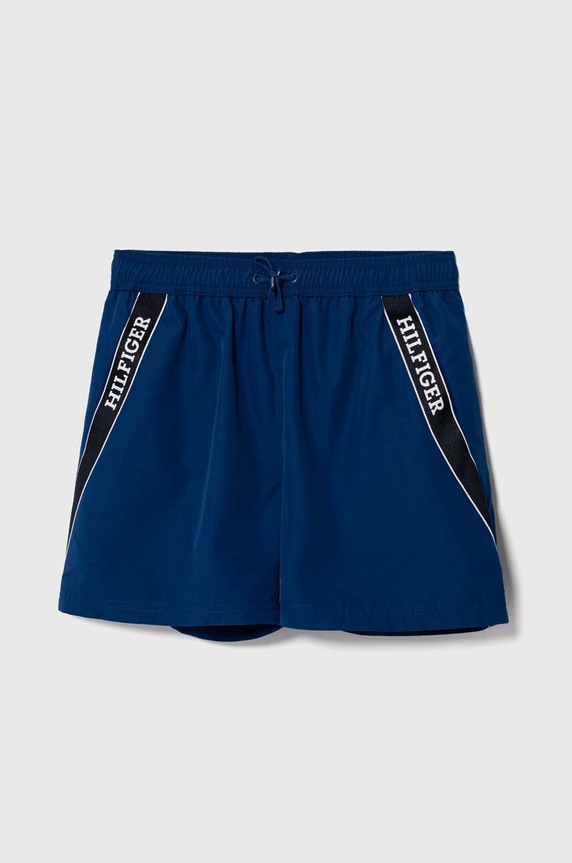 Dječje kratke hlače za kupanje Tommy Hilfiger print mornarsko plava UB0UB00534.PPYH