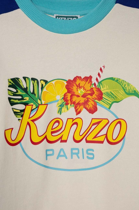 Chłopiec Kenzo Kids bluza bawełniana dziecięca K60410.156.162 niebieski