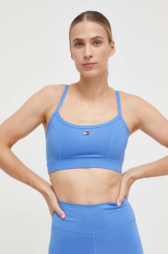 Tommy Hilfiger biustonosz sportowy niebieski WW0WW41077