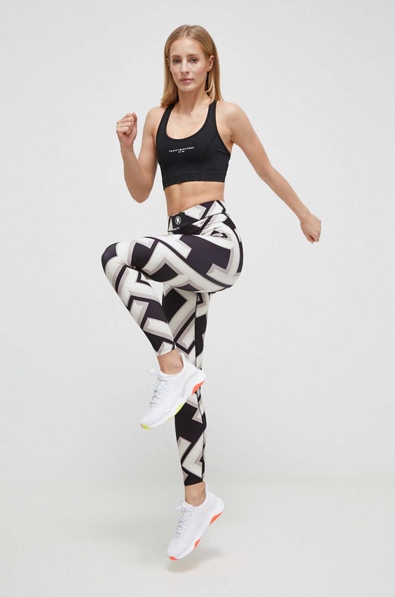 Спортен сутиен Tommy Hilfiger WW0WW41081 черен SS24