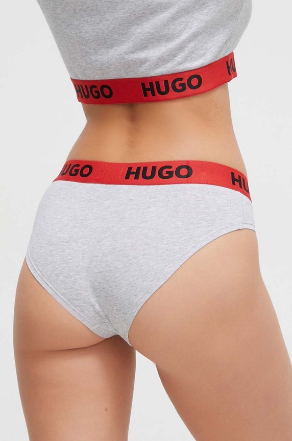 HUGO figi 50480165 szary SS25