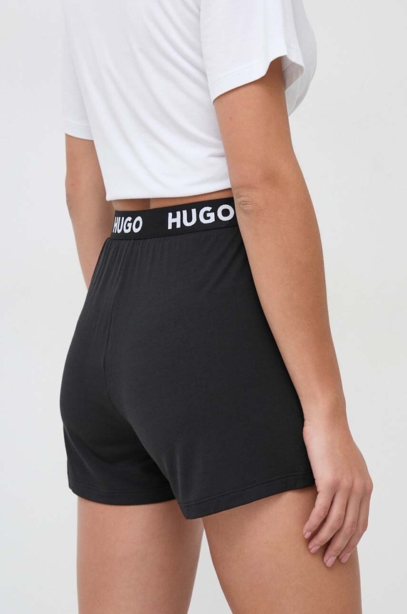 Ruházat HUGO rövid pizsama 50490704 fekete