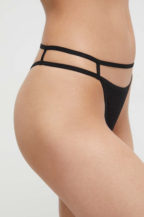 Tanga BOSS 50510007 černá SS24