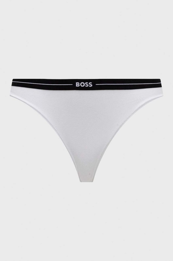 BOSS figi damskie z bawełną 3P BRIEF 3-pack 50510016 biały AA00