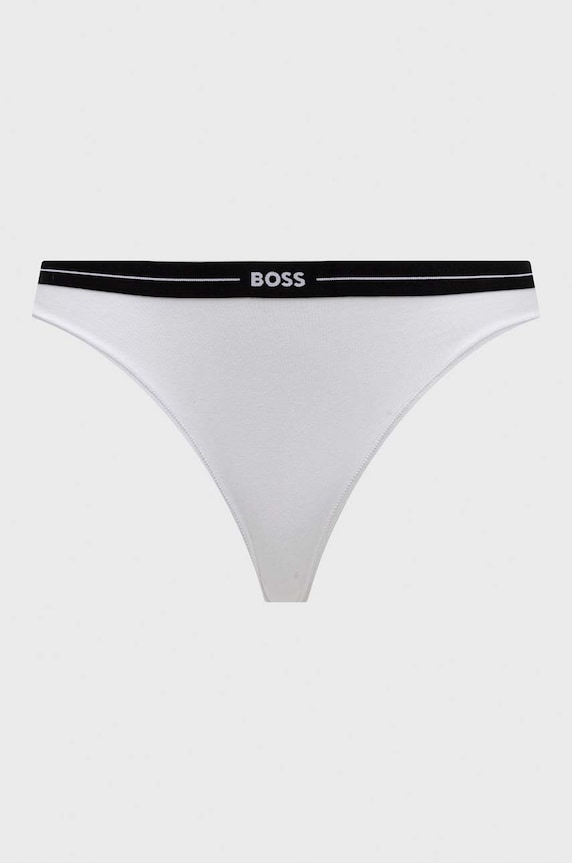 BOSS figi damskie z bawełną 3P BRIEF 3-pack 50510016 biały AA00