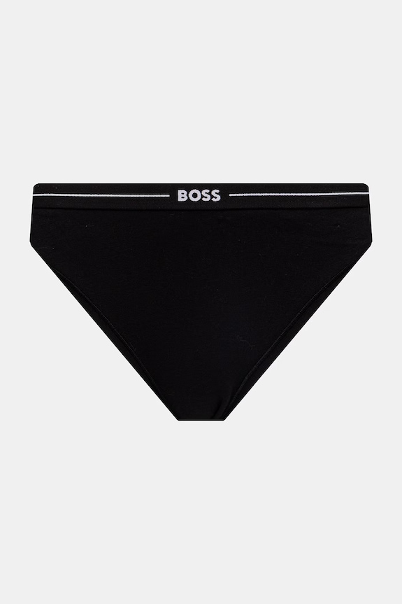 BOSS chiloți full brief de femei din bumbac 3P BRIEF pachet de 3 bej 50510016