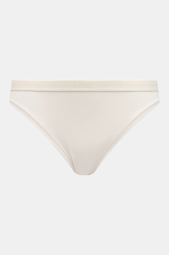 Odzież BOSS figi damskie z bawełną 3P BRIEF 3-pack 50510016 beżowy