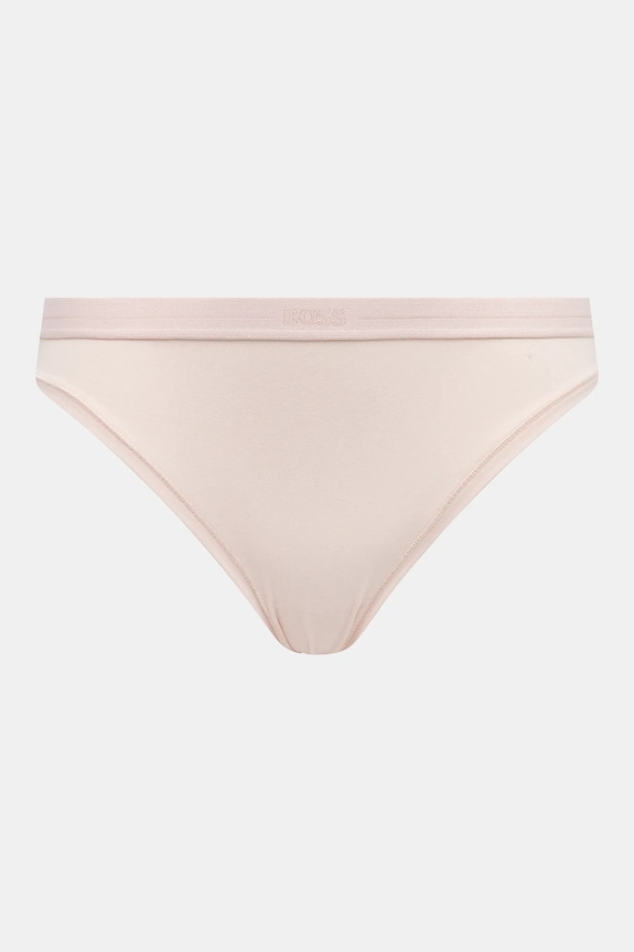 BOSS figi damskie z bawełną 3P BRIEF 3-pack beżowy 50510016