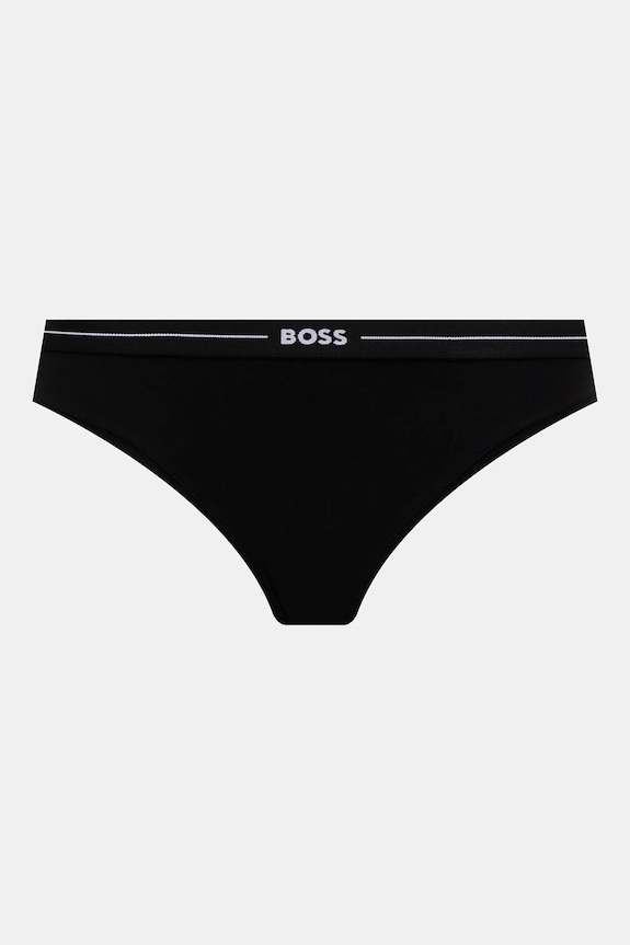 BOSS figi damskie z bawełną 3P BRIEF 3-pack czarny 50510016