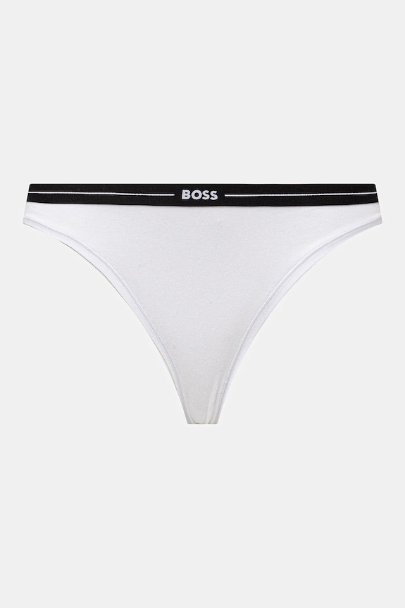 BOSS figi damskie z bawełną 3P BRIEF 3-pack 50510016 czarny AA00