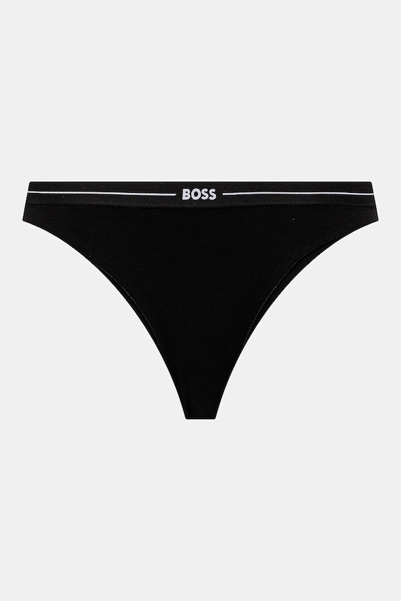 BOSS figi damskie z bawełną 3P BRIEF 3-pack czarny 50510016
