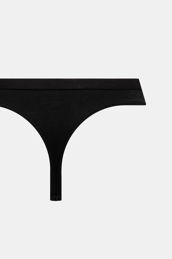 BOSS stringi damskie bawełniane z elastanem 3P THONG 3-pack bordowy 50510030