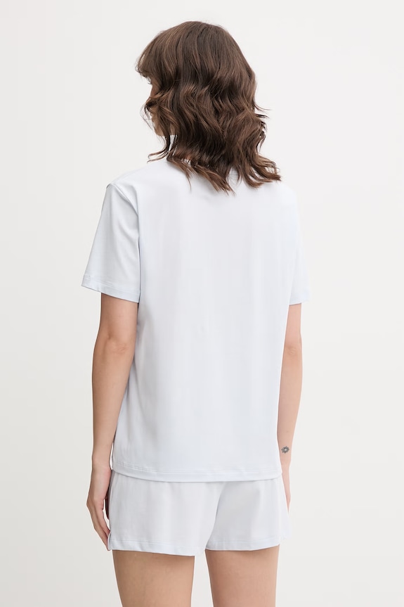 BOSS футболка для женщин из хлопка с эластаном CI T-Shirt 50510322 голубой AA00