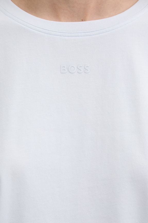 BOSS футболка для женщин из хлопка с эластаном CI T-Shirt 50510322 голубой