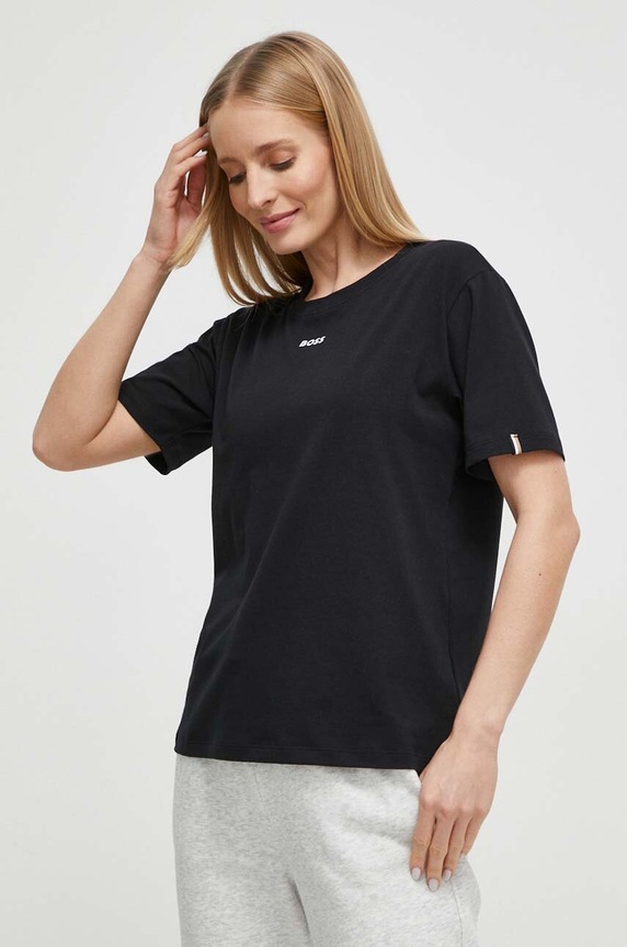 Tričko BOSS CI T-Shirt relaxed čierna 50510322