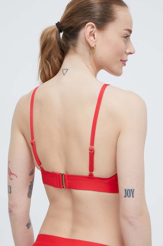 Odzież Lauren Ralph Lauren biustonosz kąpielowy 20401041 czerwony