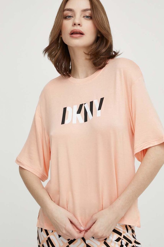 Πιτζάμα DKNY YI90006 πορτοκαλί SS24