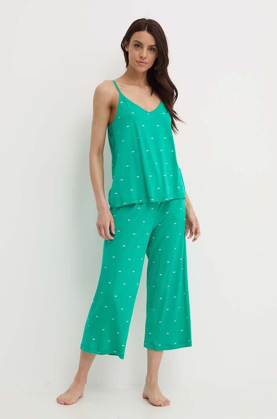Dkny piżama dzianina zielony YI90010