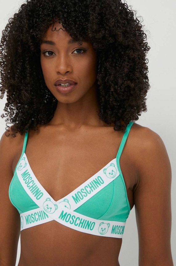 Бюстгальтер Moschino Underwear трикотаж бирюзовый 1401.4406
