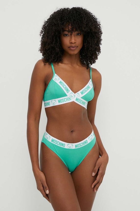 Бюстгальтер Moschino Underwear 1401.4406 бирюзовый SS24