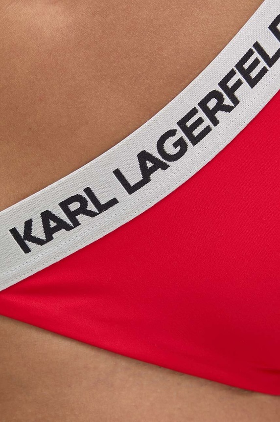 Oblečenie Plavkové nohavičky Karl Lagerfeld 240W2219 červená