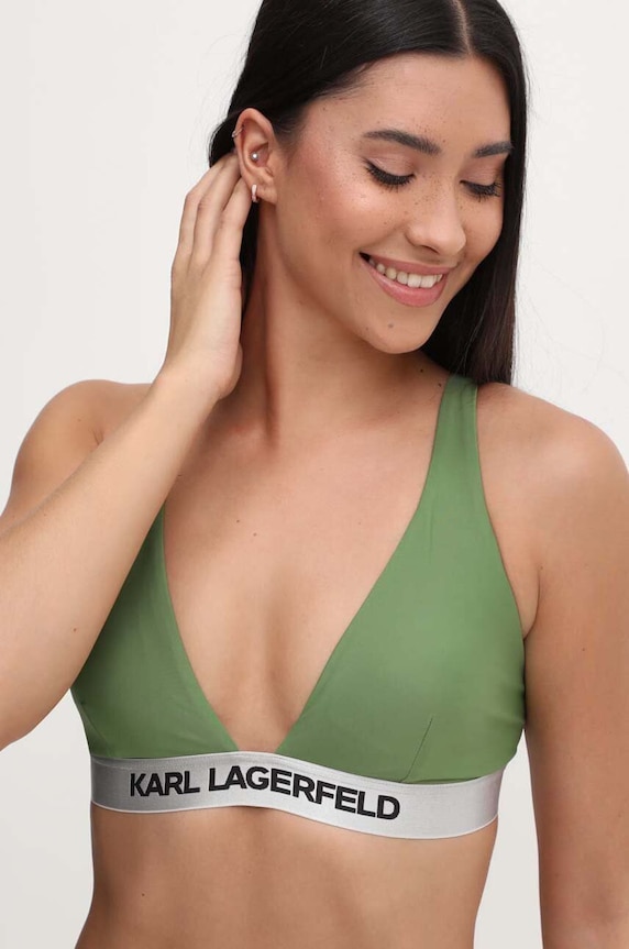 Podprsenka Karl Lagerfeld zelená 240W2218